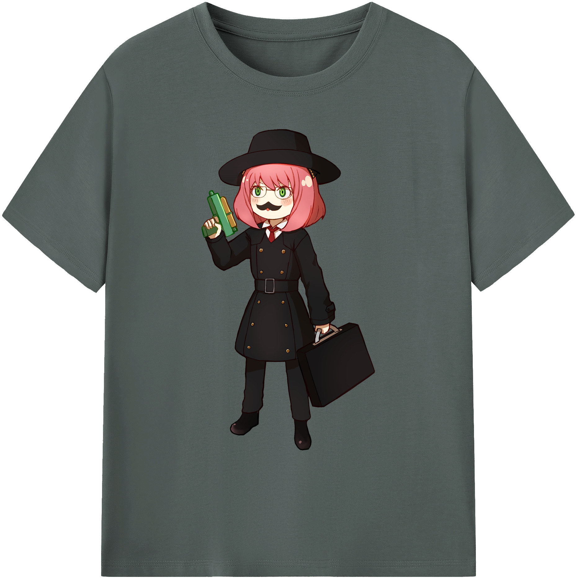 （画像用） SPY×FAMILY间谍家家酒 綿100％ メンズ半袖Tシャツ｜肌触りやわらか＆通気性